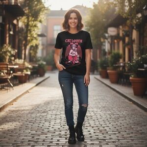 Threadless Black Graphic Tee